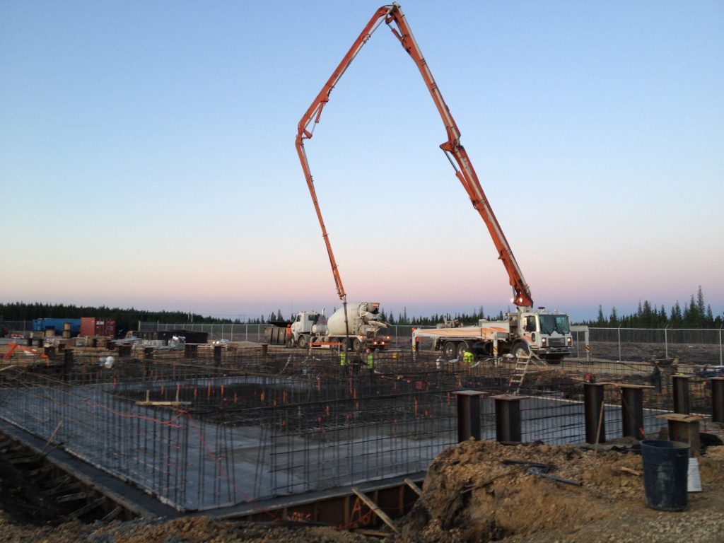 Concrete construction Grande Prairie, Dawson Creek, Fort St John